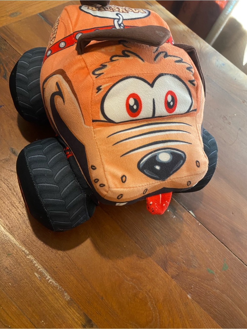 Monster Jam Trucking Pals- Monster Mutt Dog Car Plush Toy
